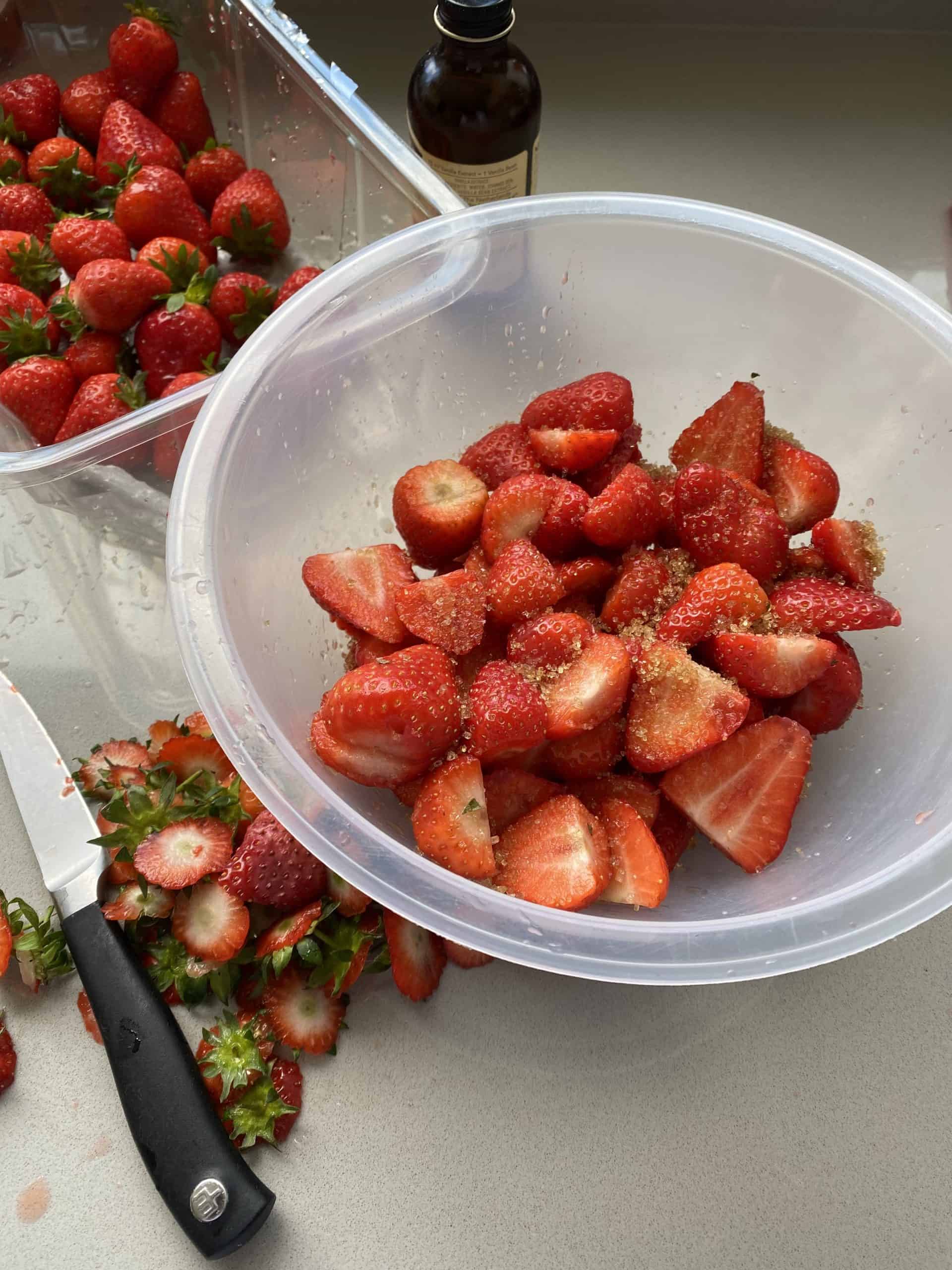 Fresh Strawberries in a bowl