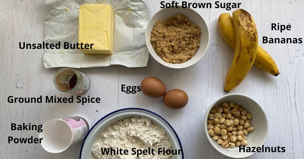 Overhead shot of ingredients in small bowls.
