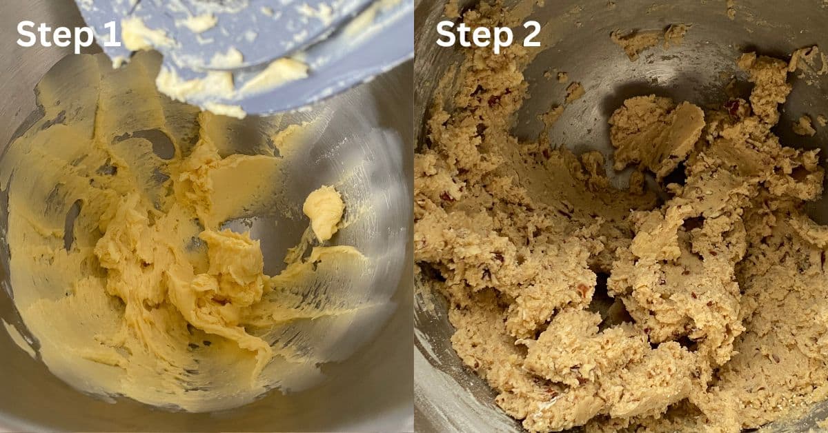 Making the Cookie Dough.